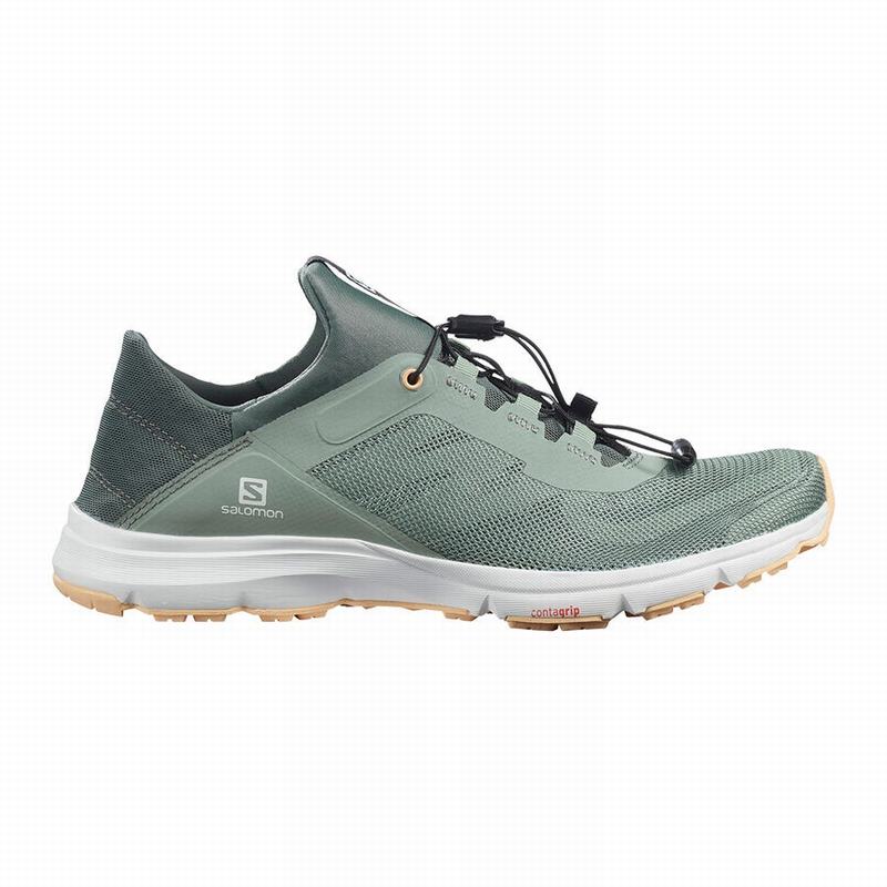 Chaussures Aquatiques Salomon Femme Vert - Salomon AMPHIB BOLD 2 - France (7925-CJATN)